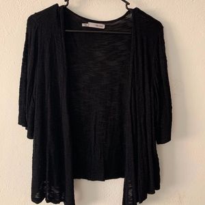 Maurices Sweaters - Black Drape Cardigan Maurices Sweaters - Black Drape Cardigan